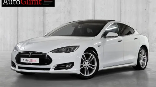 TESLA MOTORS MODEL S 85 / Overhalt BATTERI / Pano / Luft / Delskinn / NY EU!
