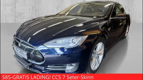 TESLA MOTORS MODEL S S85-GRATIS LADING! CCS 7 Seter-Skinn