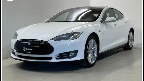 TESLA MOTORS MODEL S 85 Panorama Skinn Ultra-HiFi Kamera Overhalt-Batteri!