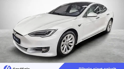 TESLA Model S 75D/ Hvit + Hvit/ Karbon/ 1 Eier/ EAP/ S+V/ Norsk/ Pano