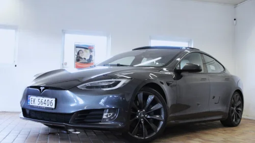 TESLA Model S 75D NY EU 7/27 PREMIUM+HVIT SKINN+AP+SUMMON+HIFI+VINTER