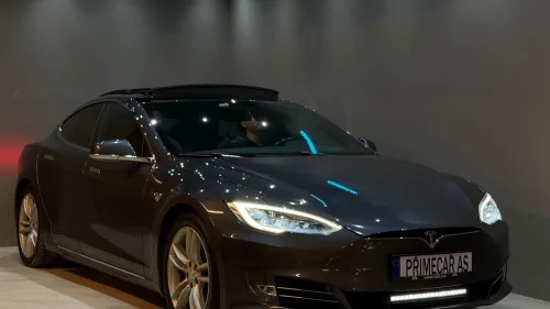 TESLA Model S Strøken/Vedlikehold/525HK/N.Bil/Soltak/EkstraLys/Luftf.