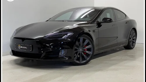 TESLA Model S 75D 525HK HelSort Skinn/Carbon HiFi Vinterpakke 21" CCS