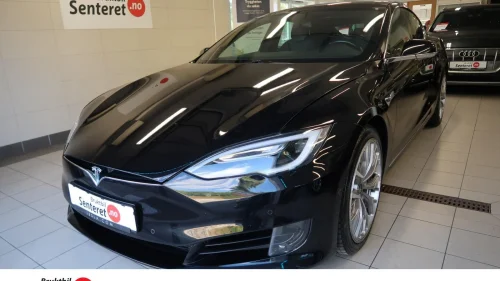 TESLA MOTORS Model S 75D 75 D Glasstak,uftfjæring,Skinn