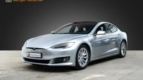 TESLA Model S 100D Premium-Interiør S+V hjul Panoramatak Luftfjæring