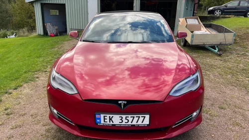 TESLA MOTORS Model S 90D 4WD, FSD, vent seat, heated seat, air suspension