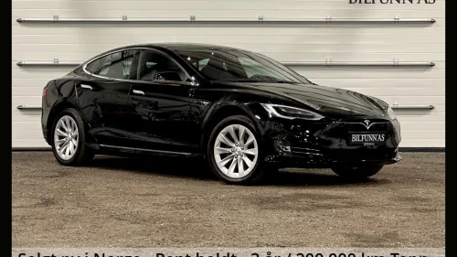 TESLA Model S Long Range Raven, MCU2, Nye bremser, 3 år Topp Garanti