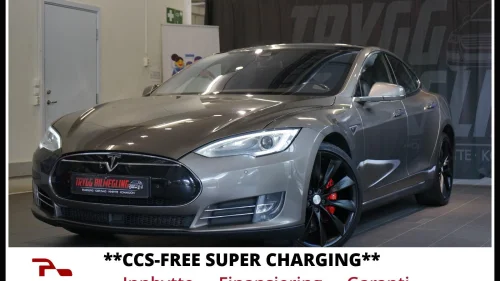 TESLA MOTORS Model S P90D LUDICROUS AWD UTGAVE-GRATIS SUPER CHARGING-SE PRIS