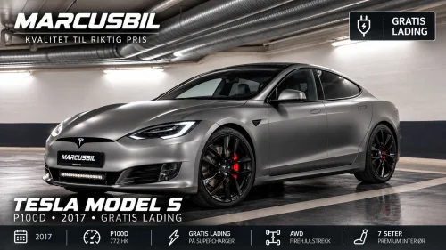 TESLA MOTORS Model S P100D 7-seter / Gratis SC / FSD