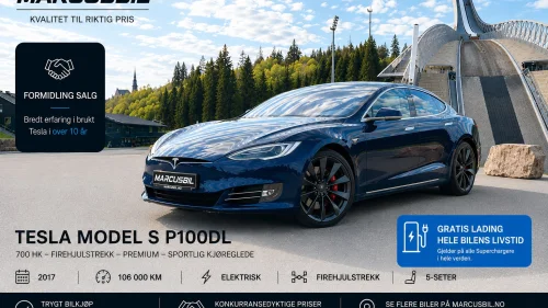 TESLA MOTORS Model S Model S P100DL Ludicrous, Gratis lading, 21” Turbine