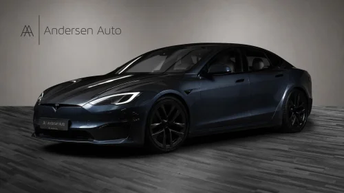 TESLA Model S Plaid - AP - Luft - Skinn - Karbon - HIFI ++