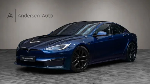 TESLA Model S Plaid 1020hk - Luft - Glasstak - Yoke - 21+19 ++