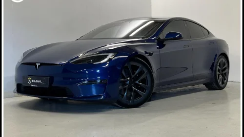 TESLA Model S PLAID 1020HK Tri-Motor 21toms UltraWhite-Skinn Yoke PEN