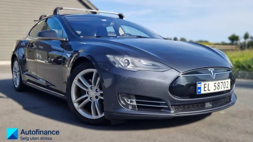 TESLA MOTORS Model S 85D, GRATIS SUPERLADING, luftfjæring, skinn seter