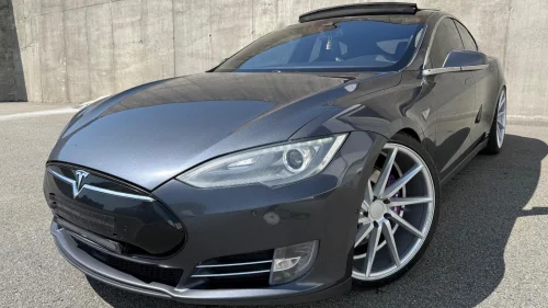 TESLA MOTORS Model S EU OK 10.2026/ 750HK/ 4x4/ 22 TOMS VOSSEN/ INNBYTTE!