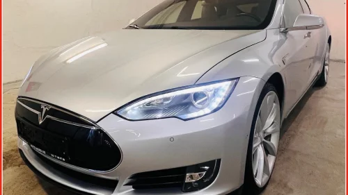 TESLA MOTORS Model S 85D 4WD/7-seter/AutoPilot/Skinn/Takluke/Lav-km./Garanti