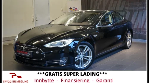 TESLA MOTORS Model S 85D-FREE SUPER CHARGING*SE DETALJER*SE KM STAND*1 EIER+
