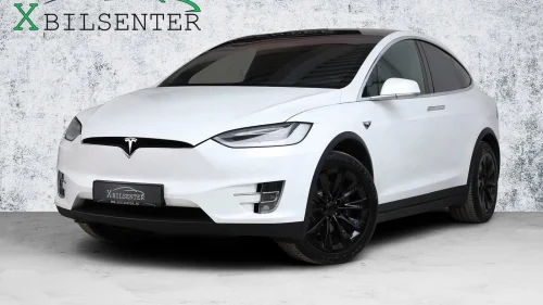 TESLA MOTORS Model X 100D Long Range // 6-SETER AP PREMIUM VINTER SKINN KROK