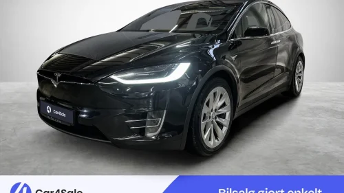 TESLA Model X 75D 7-seter/ Krok/ Skinn/ CCS/ 1-eier/ EU27/ AP/ Karbon