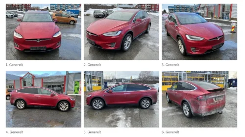 TESLA Model X div feil, Må hentes i Sortland