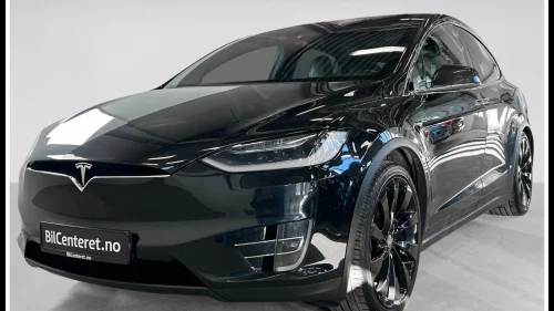 TESLA Model X 75D HENGERFESTE SKINN SKINN ACC PANO R-KAM NAVI+++