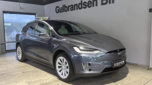 TESLA Model X Long range/6-Seter/Autopilot/Premium/Kamera/Skinn/Krok