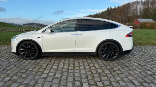 TESLA MOTORS Model X 100D|4WD|6S|KROK|CCS|22"|HVITT PREMIUM INTERIØR