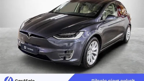 TESLA Model X 75D / 417km / Skinn / Luft / Krok/ 1-eier/ Karbon/ EU27