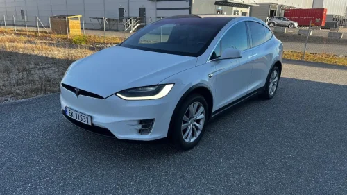 TESLA MOTORS Model X 7 seter, Automat, Hengerfeste, Skinninteriørm S+V dekk