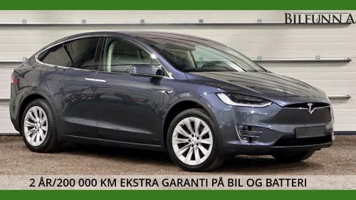 TESLA MOTORS Model X 100D 4WD, MCU2, FSD, CCS, Skinn, 2 ÅR GARANTI