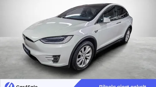 TESLA MOTORS Model X 75D / Autopilot / Krok / Del-Skinn / Ny EU / Norsk ++