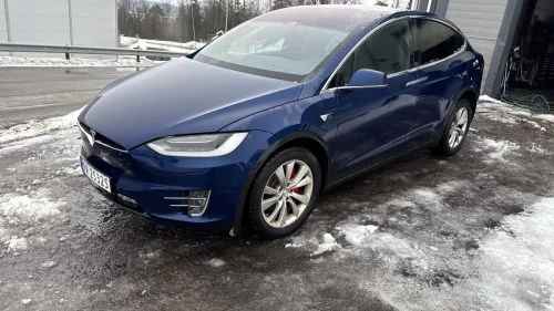 TESLA Model X 75D,6-SETER,SKINN,NYTT BATTERI 5-2025