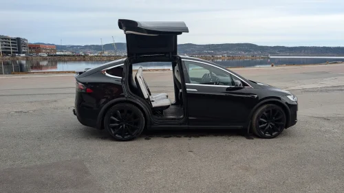 TESLA Model X velholdt, RAVEN, premium, krok, vinterpakke, skinn, 22"