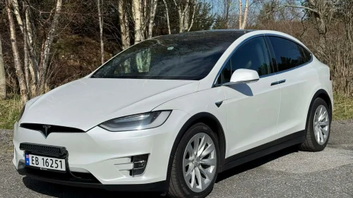 TESLA Model X 100D LongRange Raven, 4WD, 6S, Vinterpakke, Premium Lyd