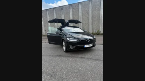 TESLA Model X Model X - 75D 4WD 6 seter - krok - skinn - Velholdt