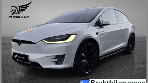 TESLA Model X 75D 4WD 5-s/ CCS/ Skinn/ Hengerfeste/AWD/Trådløslading