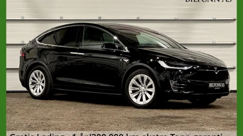 TESLA MOTORS Model X 4x4 90D 6-Seter, Gratis SC, Skinn, luft, Garanti, Krok