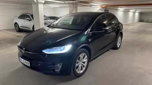TESLA Model X 75D 4WD 7-s, skinn, CCS, MCU2, Skiboks, hengerfeste