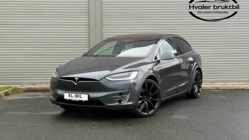 TESLA MOTORS Model X 90D/ 4x4/ 6seter/ 489km/ Premium/ Skinn/ Krok