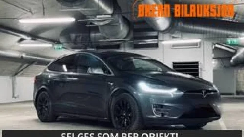 TESLA Model X 75D Premium 524hk -Skinn-4WD-Pano-EU-28.02.2027