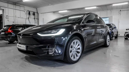 TESLA Model X 75D / 525HK / 6-SETER / FALCON WING-DØRER NAVI INNBYTT