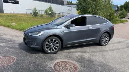 TESLA MOTORS Model X 90D,7-SETER,SKINN,EU-OK 8-2027
