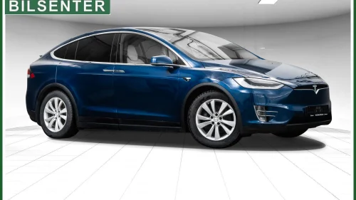 TESLA Model X 100D 7-Seter/AP2.5/PremiumSkinn/Carbon/Krok/CCS++1Eier!