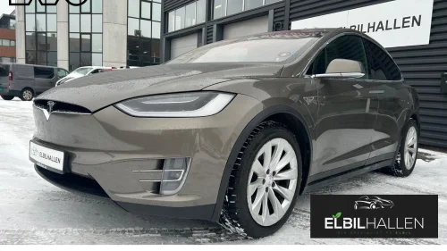 TESLA MOTORS Model X 90D/GRATIS LADING/6-SETER/ENHANCED AP/PÅKOSTET 49.000,-