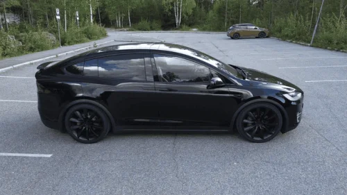 TESLA Model X LR / RAVEN / 22" / CHROME DELETE / HIFI / MCU2 / CCS