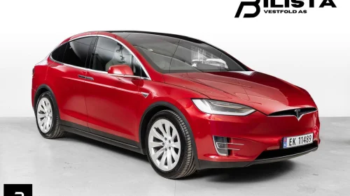 TESLA MOTORS Model X 90D Gratis Lading 7s Skinn Krok CCS PÅKOSTET!!