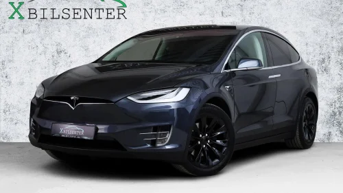 TESLA MOTORS Model X 75D // AUTOPILOT VINTER PREMIUM SKINN LUFT CCS KROK++