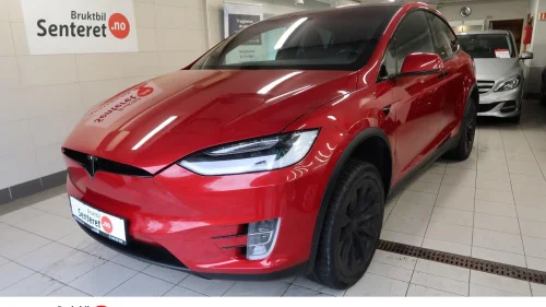 TESLA Model X 75D 7 Seter,Skinn,Navi,Luft,Skinn,Kamera