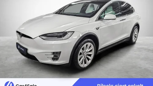 TESLA Model X 75D/ EU 2028/ Hvit interiør + Carbon/ Krok/ 1 Eier/ S+V