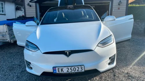TESLA MOTORS Model X 60D  GRATIS lading -krok-luft-7s-skinn-Vinterpakke-CCS
